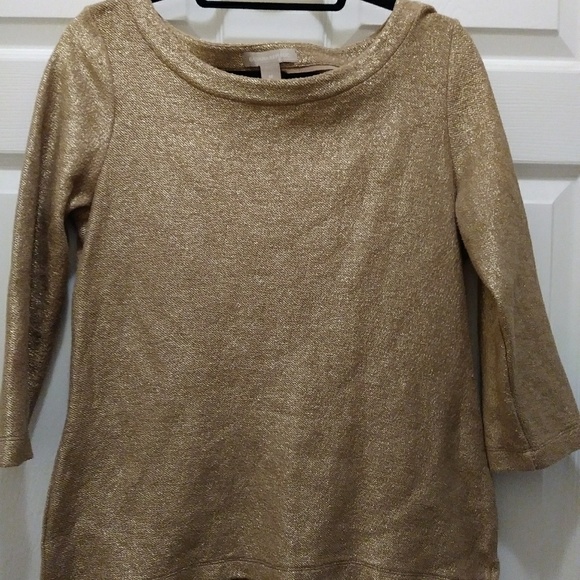 Banana Republic Gorgeous Gold Blouse - Picture 5 of 7